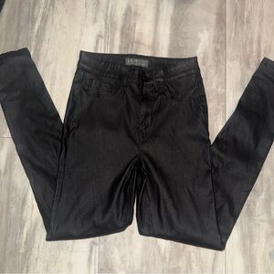 Black faux leather  Women's Jegging Pants